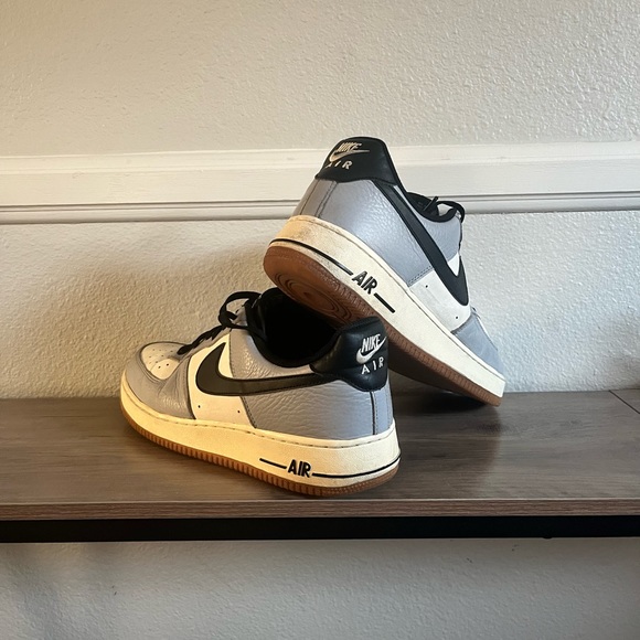 Nike Air Force 1’s Gray and white color-way US Mens 10.5 - Picture 2 of 2